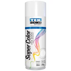 Tinta spray branco brilhante